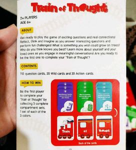 Train Of Thought Cards Party Game