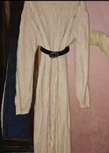 Woolen Bodycon Dress👗