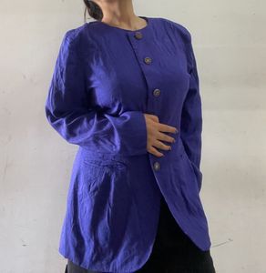 💜Purple  Button-Down Blazer🦄
