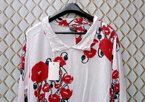 New with tag Korean Cute Sweet Floral Top