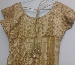 Elegant Golden Frock