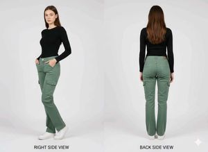 Cargo Style Green Pants