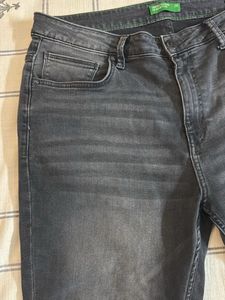 Benetton Gray Wash Jeans