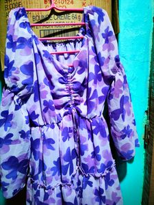 Flower Printed Dress(Unused)