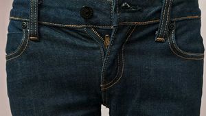 Blue Bootcut Jeans