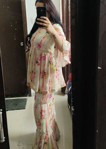 Floral Sharara Set