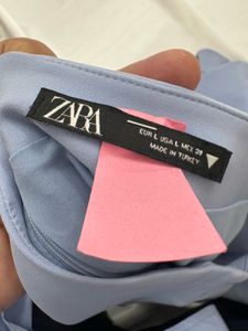 Zara Blue Tube Top