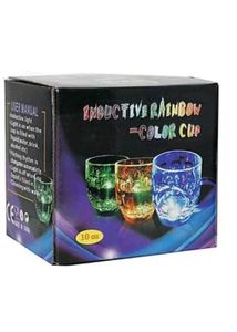 Rainbow Color Cup Crystal Coffee Mug