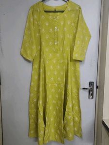 Elegant Lime Green Kurta