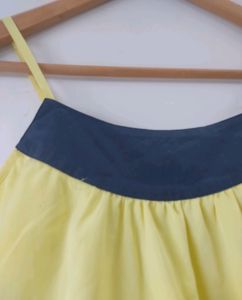 Yellow Sleeveless Top