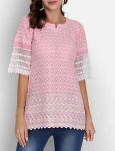 Pink Lace Top