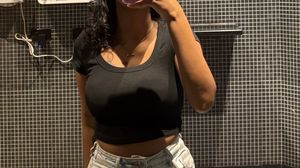 H&amp;M Black Crop Top