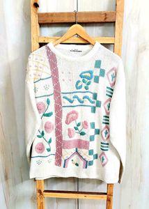 Embroidery Design Pullover Size-44-46