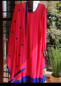 Beautiful Pink Anarkali