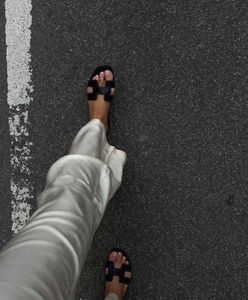 Old Money Black Slip-On Sandal AestheticFlats