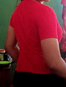 Red Cutee Topp!! No Damage!! Stretchable!!!