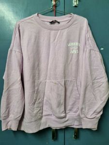 Lilac Graphic Sweatshirt
