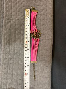 Pink Charms Bracelet