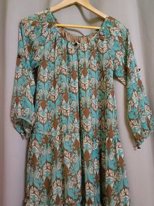 Boho Print Dress 🤎