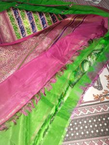 100%pure mysore Crepe Silk Saree