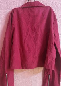 Retro Style Zipper Up Jacket