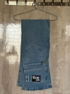 Baby Blue Bootcut Flare Jeans- 28