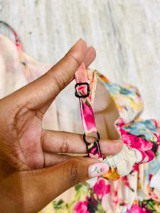 Floral Print Sundress With Straps