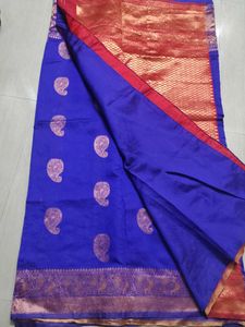 💙Litchi Silk Saree