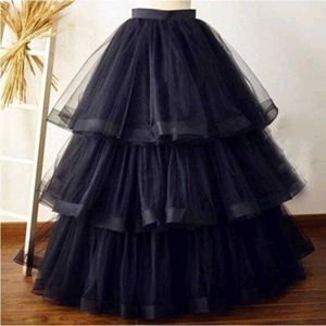 Elegant Layered Tulle Skirt