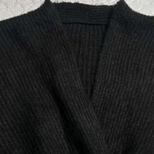 Black Sweater V-neck