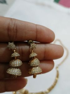 Rose Gold Necklace Set for any Party