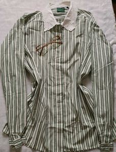 Striped Button-Down Shirt