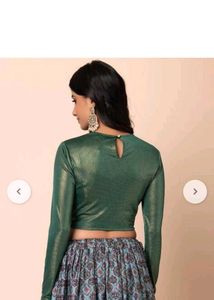 Indya Ribbed Slip On Blouse