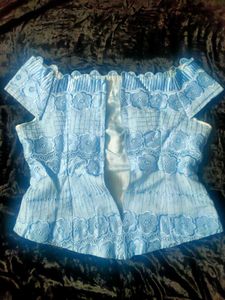 💙Sky-blue Top