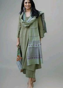 Olive Kurta Set New With Tag
