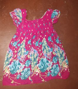 Pink Floral Top ...