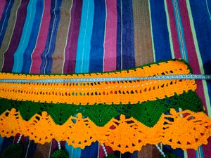 Handmade Crocheted Door Thoran And Thalipose