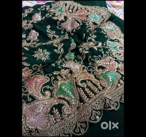 heavy bridal saree