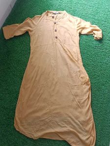 Mustard Yellow Kurti