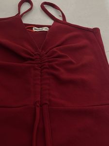 Burgundy Bodycon Dress