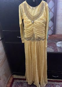 Hand Embroidered Ethnic Gown