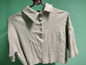 Crop tshirt 🍏Sage Green