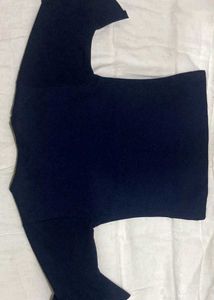 Navy Embellished Top