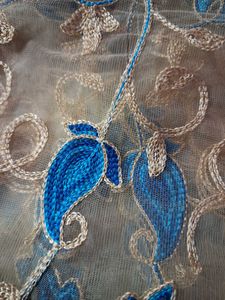 Net Embroidery Duppatta