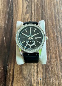 Titan Black Dial Men's Watch