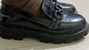Black K Loafer