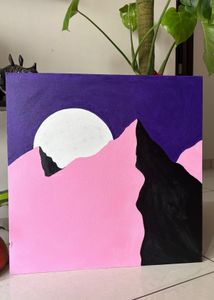 Mountain Landscape Canvas Painting