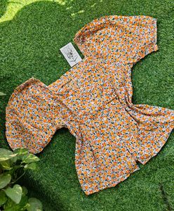 Floral Puff Sleeve Top