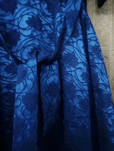 Elegant Navy Blue Ethnic Gown