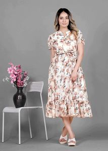 New Teg Fancy Printed Dress S to XL All